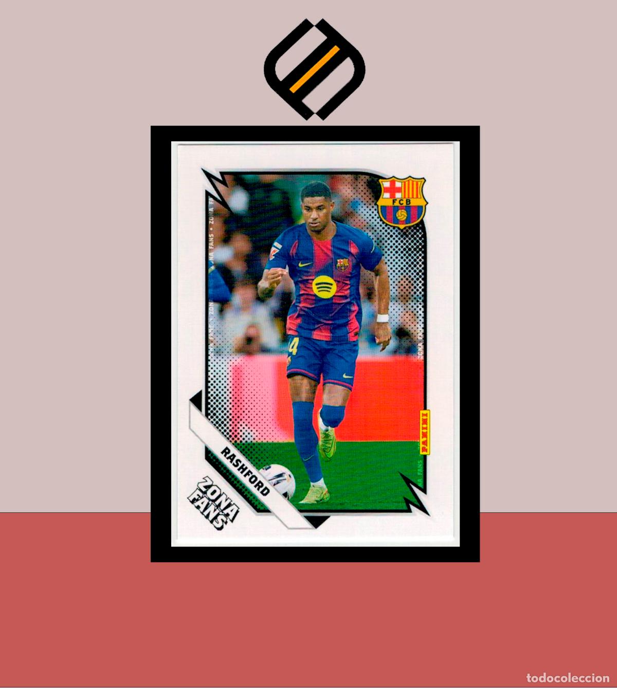 Football Stickers: PANINI CLUB FC BARCELONA BAR&Ccedil;A 2025 2026 25 26 COLECCI&Oacute;N OFICIAL N&ordm; 44 RASHFORD ZONA FANS