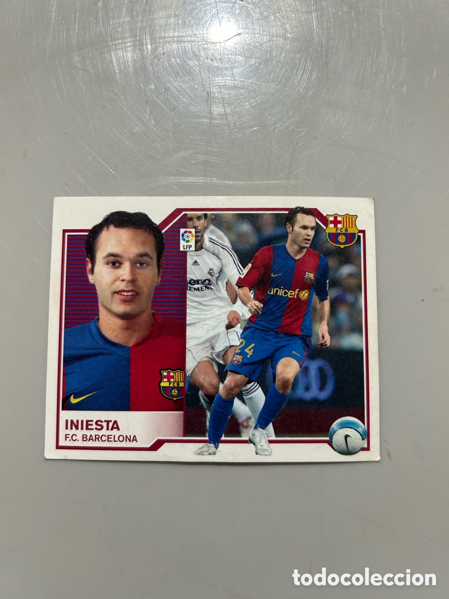 Football Stickers: ANDRES INIESTA - FC BARCELONA (COLECCIONES ESTE 2008-07)