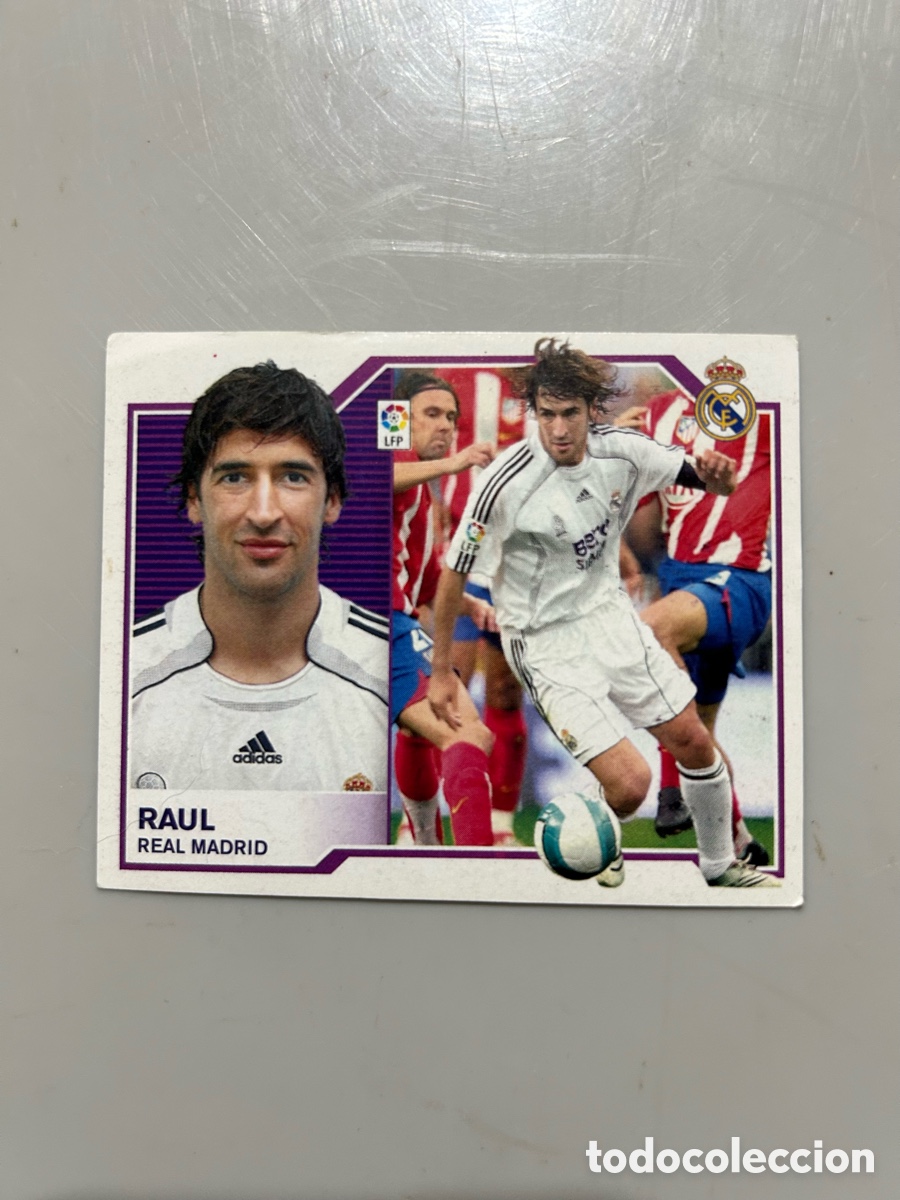 Cromos de f&uacute;tbol: RAUL - REAL MADRID (COLECCIONES ESTE 2007-08)