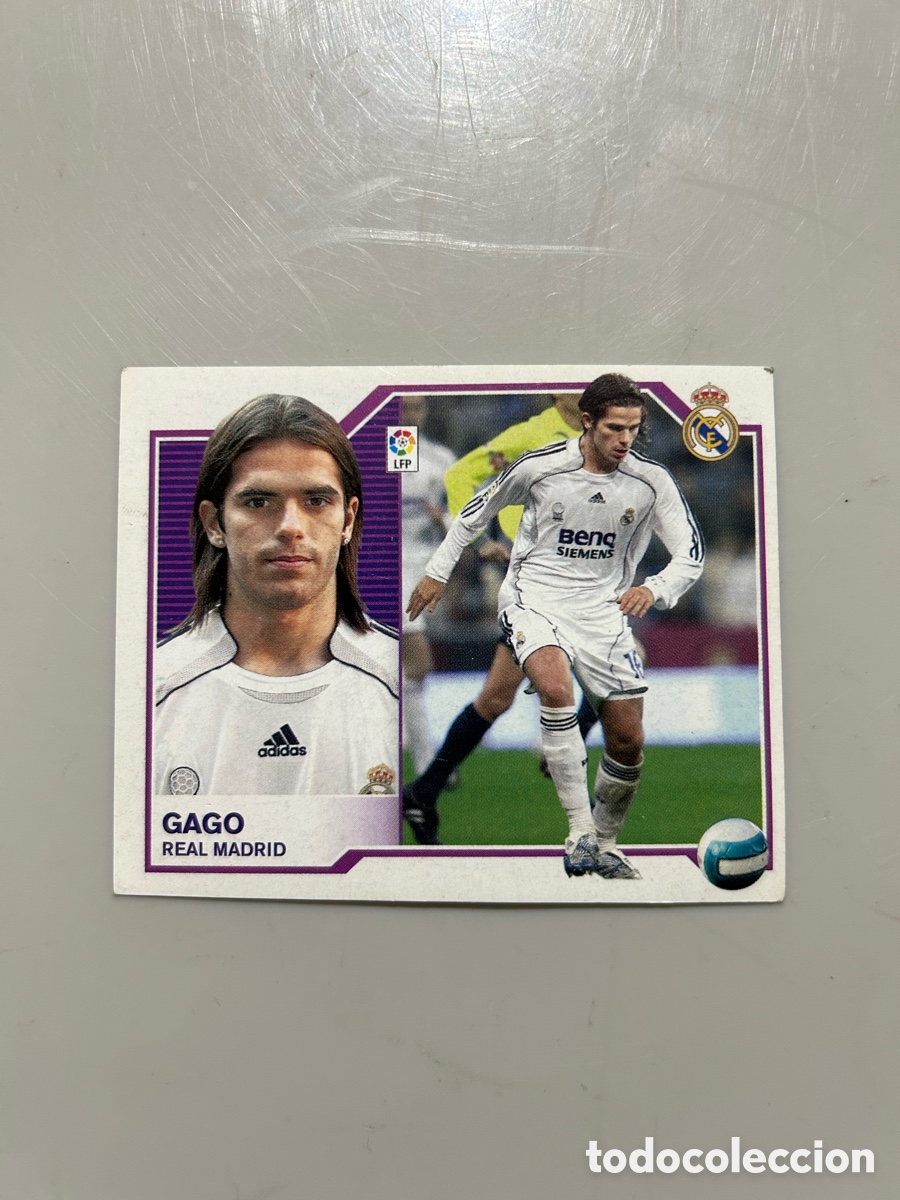 Cromos de f&uacute;tbol: FERNANDO GAGO - REAL MADRID (COLECCIONES ESTE 2007-08)
