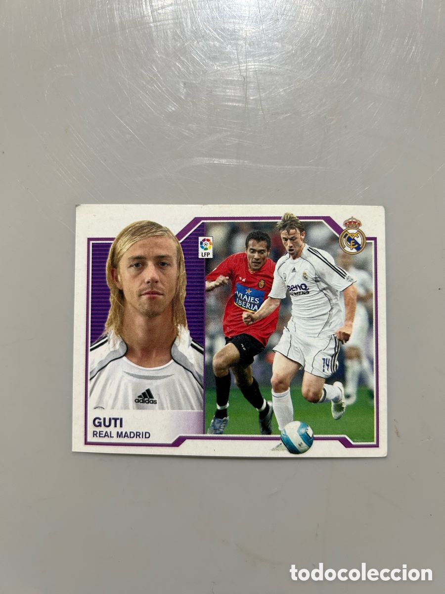 Cromos de f&uacute;tbol: GUTI - REAL MADRID (COLECCIONES ESTE 2007-08)