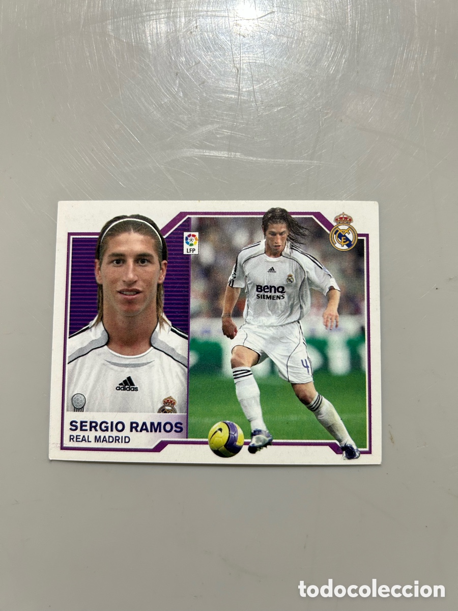 Cromos de f&uacute;tbol: SERGIO RAMOS - REAL MADRID (COLECCIONES ESTE 2007-08)