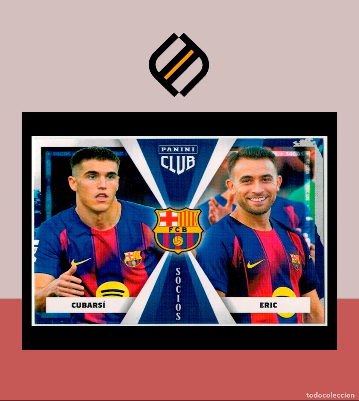 Cromos de f&uacute;tbol: PANINI CLUB FC BARCELONA BAR&Ccedil;A 2025 2026 25 26 COLECCI&Oacute;N OFICIAL N&ordm; 46 CUBARS&Iacute; ERIC GARCIA SOCIOS