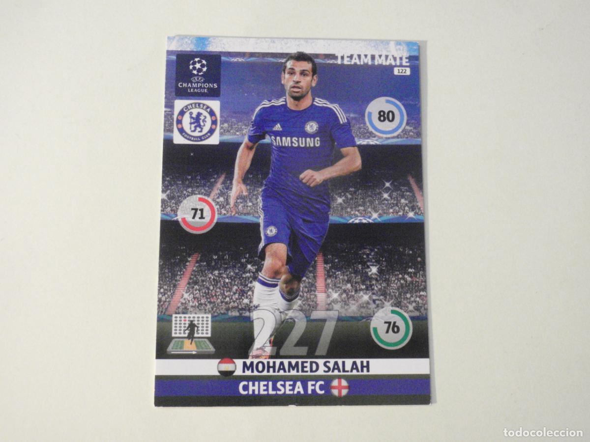 Cromos de f&uacute;tbol: MOHAMED SALAH Chelsea. Trading card Adrenalyn XL UEFA CHAMPIONS LEAGUE 2014 2015 Panini 14 15