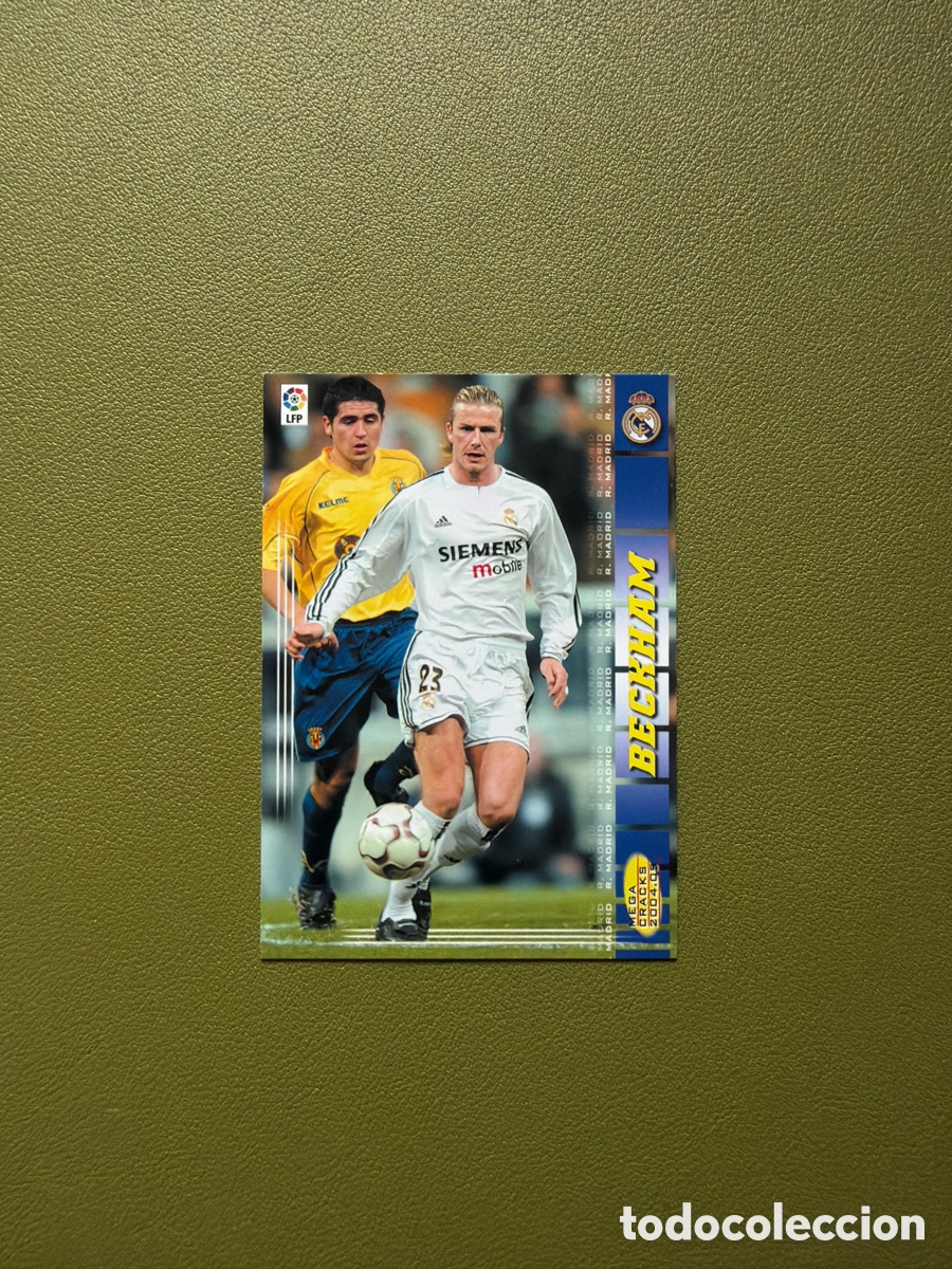 Cromos de f&uacute;tbol: Beckham 173 Megacracks 04/05 Real Madrid