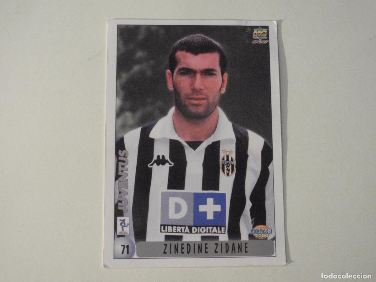 Cromos de f&uacute;tbol: 71 ZIDANE - FONSECA Juventus. Trading card MUNDICROMO CALCIATORI 1999 2000. 99 00