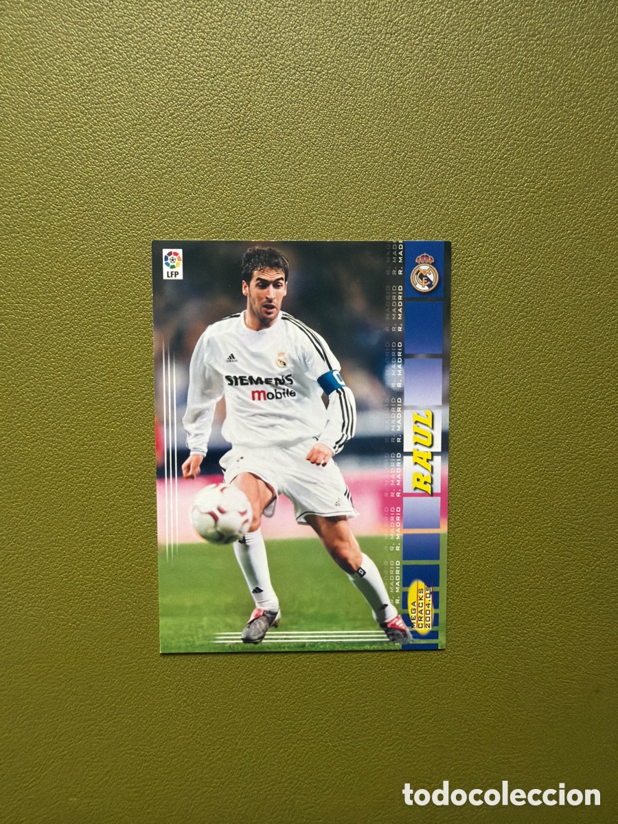 Cromos de f&uacute;tbol: Ra&uacute;l 178 Megacracks 04/05 Real Madrid