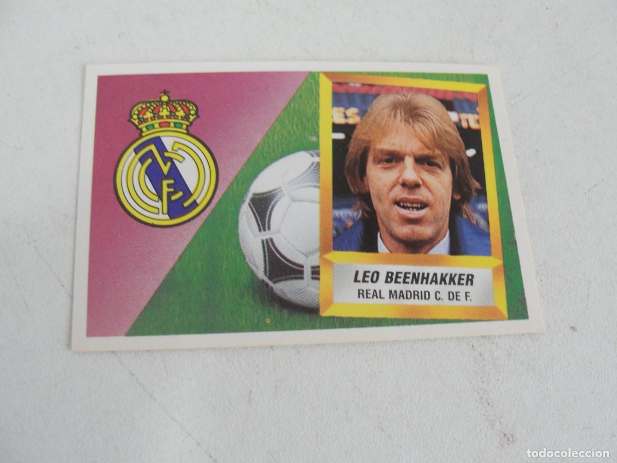 Cartes &agrave; collectionner de Football: LIGA ESTE 88 89 - ENTRENADOR REAL MADRID / LEO BEENHAKKER - SIN PEGAR - IMPECABLE, DE TIENDA