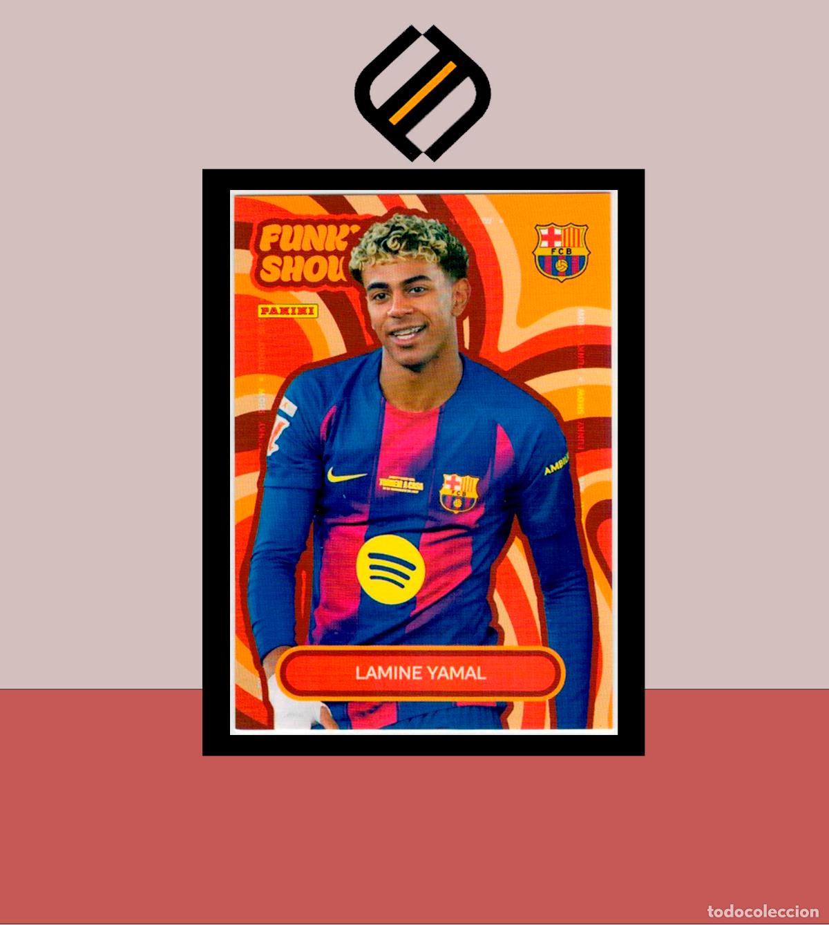 Cromos de f&uacute;tbol: PANINI CLUB FC BARCELONA BAR&Ccedil;A 2025 2026 25 26 COLECCI&Oacute;N OFICIAL 54 LAMINE YAMAL FUNKY SHOW