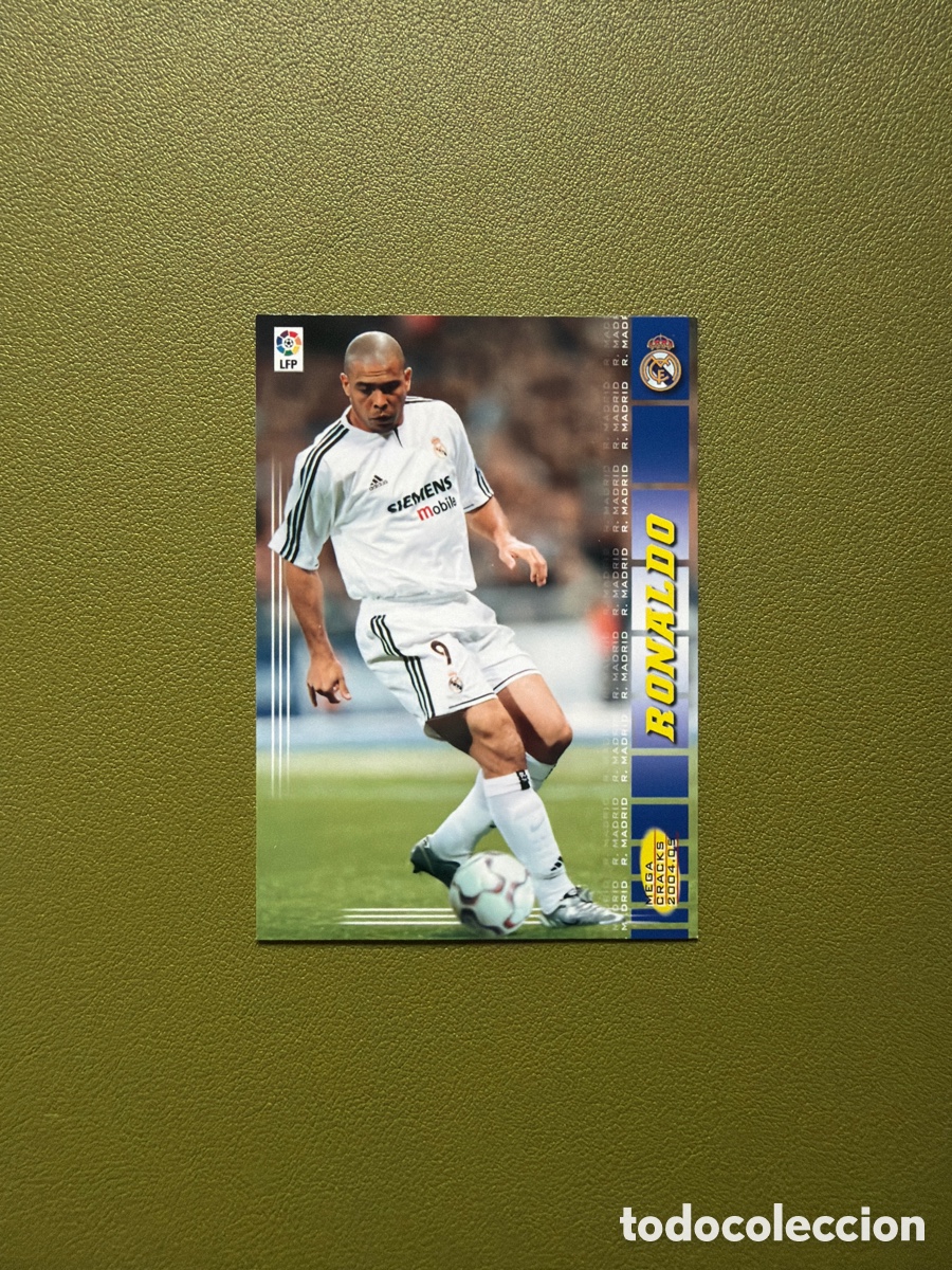 Cromos de f&uacute;tbol: Ronaldo 179 Megacracks 04/05 Real Madrid