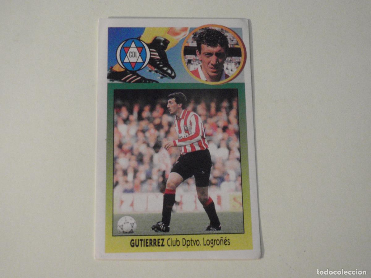 Cromos de f&uacute;tbol: Cromo sticker GUTIERREZ Logro&ntilde;&eacute;s BAJA. LIGA EDICIONES ESTE 1993 1994. Adhesivo 93 94