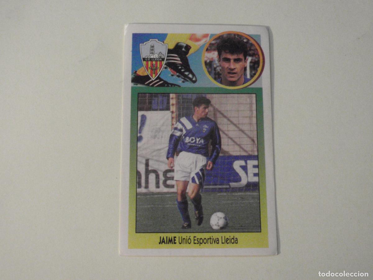 Cromos de f&uacute;tbol: Cromo sticker JAIME Lleida BAJA. LIGA EDICIONES ESTE 1993 1994. Adhesivo 93 94