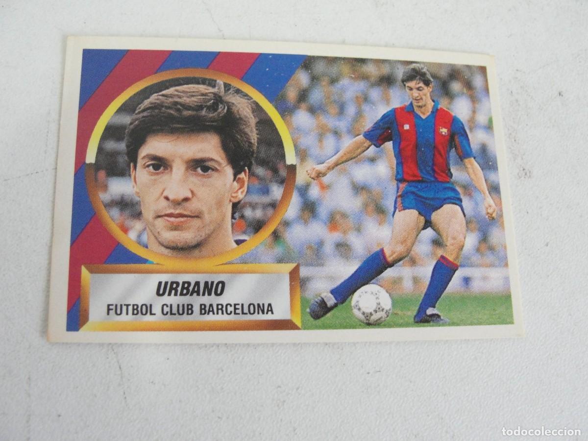 Cromos de f&uacute;tbol: LIGA ESTE 88 89 - BAR&Ccedil;A BARCELONA - N&ordm; 8 URBANO - NUNCA PEGADO - EXTRAORDINARIO ESTADO