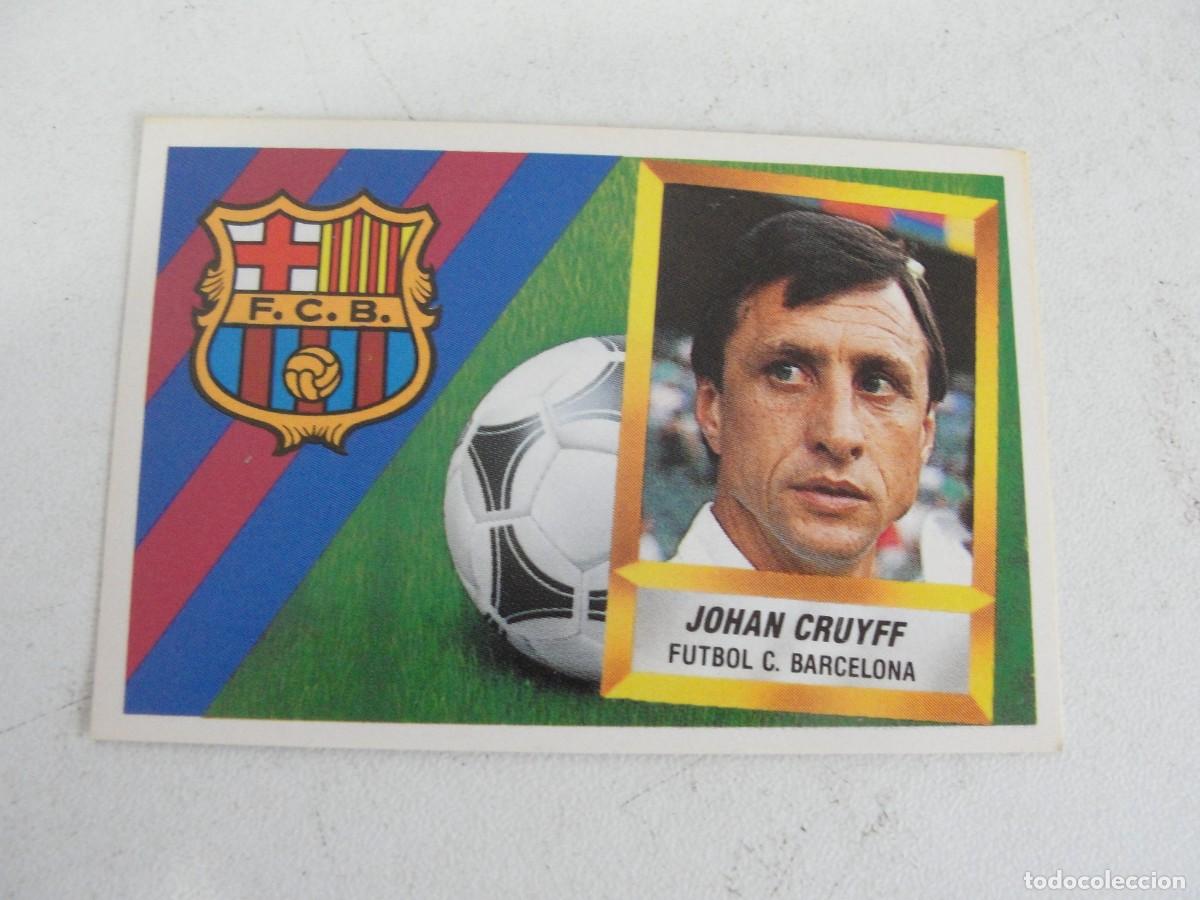 Cromos de f&uacute;tbol: LIGA ESTE 88 89 - BAR&Ccedil;A ENTRENADOR - BARCELONA JOHAN CRUYFF - NUNCA PEGADO