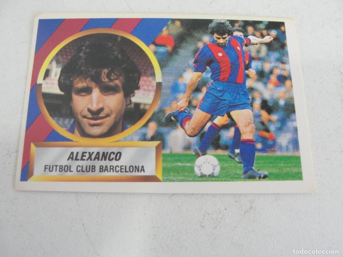 Cromos de f&uacute;tbol: LIGA ESTE 88 89 - BAR&Ccedil;A BARCELONA N&ordm; 4 - ALEXANCO - SIN PEGAR