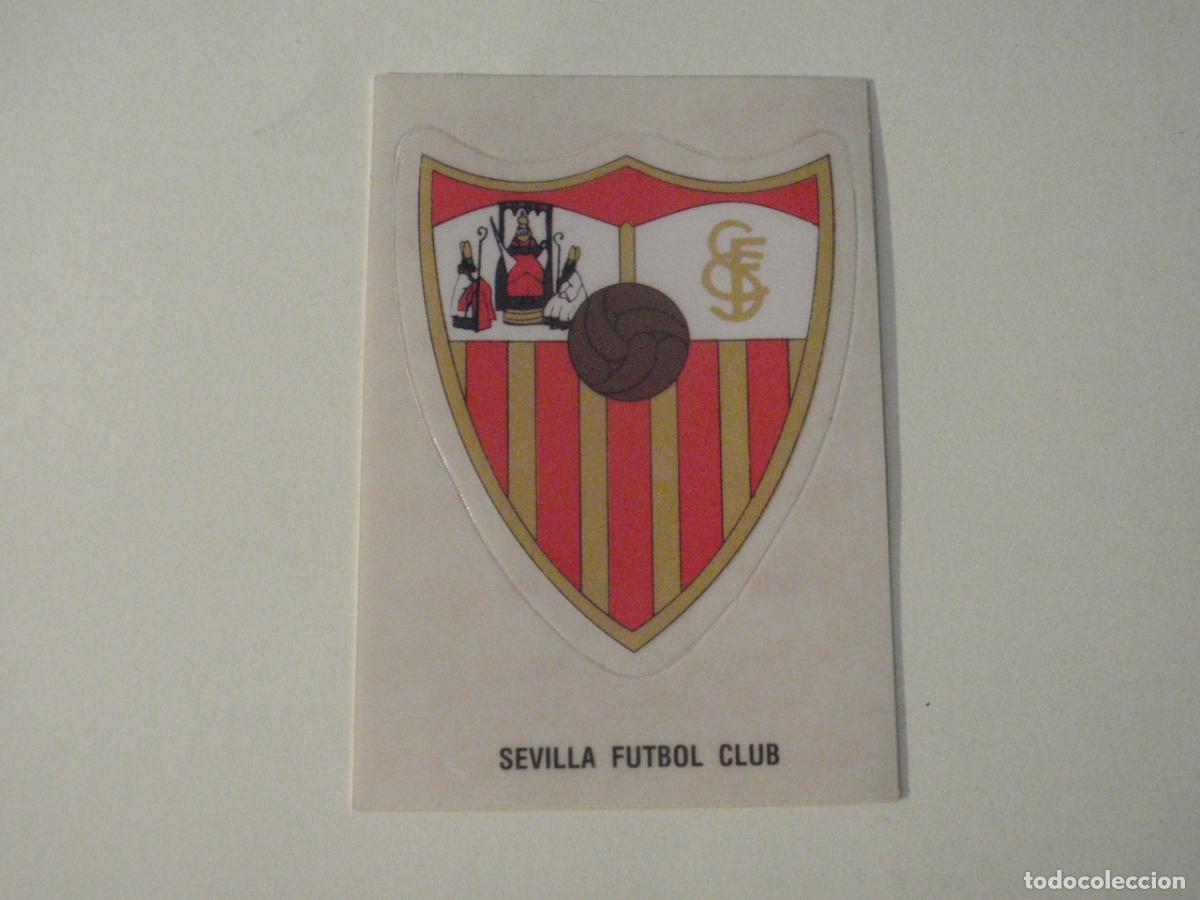 Cromos de f&uacute;tbol: Cromo 29 ESCUDO SEVILLA FC. ESTRELLAS DE LA LIGA FUTBOL 92 - 93 PANINI. 1992 1993