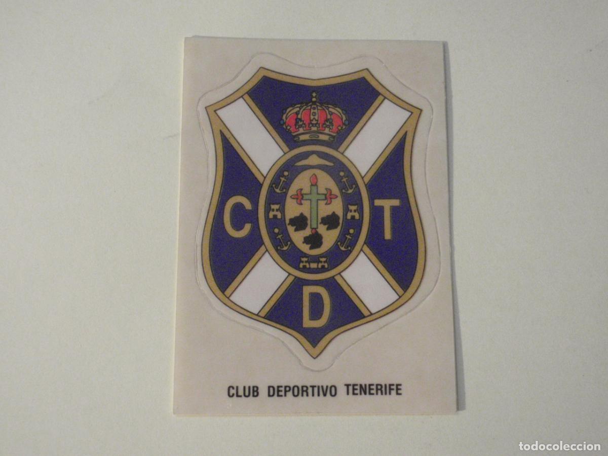 Cromos de f&uacute;tbol: Cromo 35 ESCUDO CD TENERIFE. ESTRELLAS DE LA LIGA FUTBOL 92 - 93 PANINI. 1992 1993