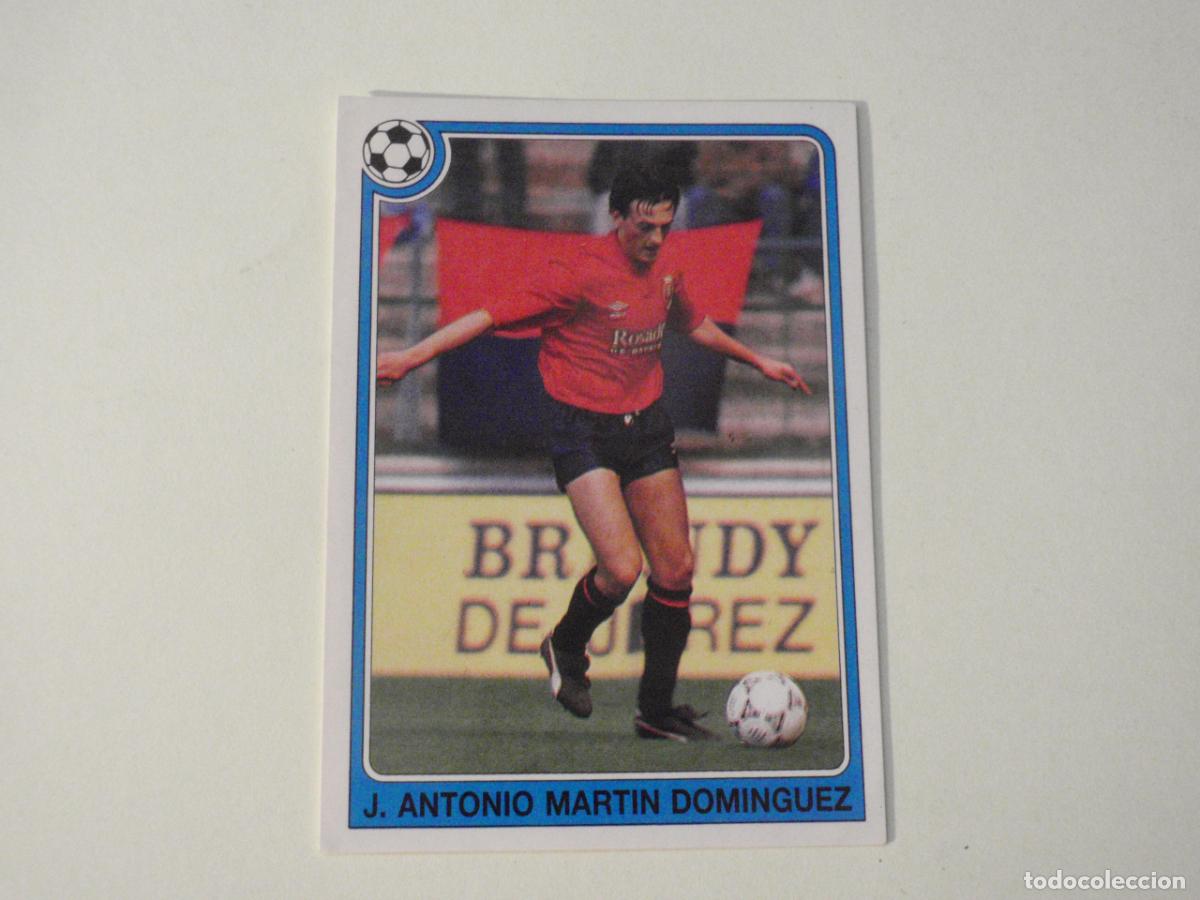 Cromos de f&uacute;tbol: Cromo 125 MARTIN DOMINGUEZ Osasuna. ESTRELLAS DE LA LIGA FUTBOL 92 - 93 PANINI. 1992 1993