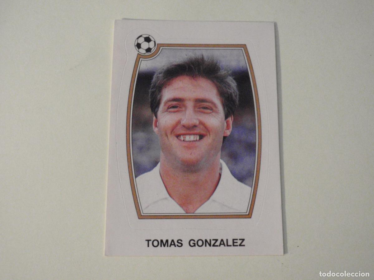 Cromos de f&uacute;tbol: Cromo 140 TOMAS GONZALEZ Valencia. ESTRELLAS DE LA LIGA FUTBOL 92 - 93 PANINI. 1992 1993