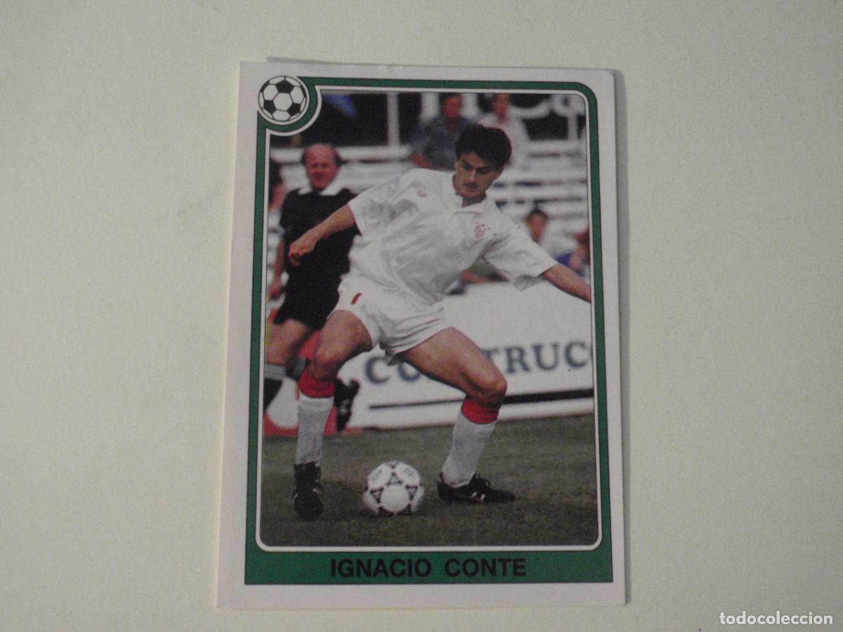 Cromos de f&uacute;tbol: Cromo 148 IGNACIO CONTE Sevilla. ESTRELLAS DE LA LIGA FUTBOL 92 - 93 PANINI. 1992 1993