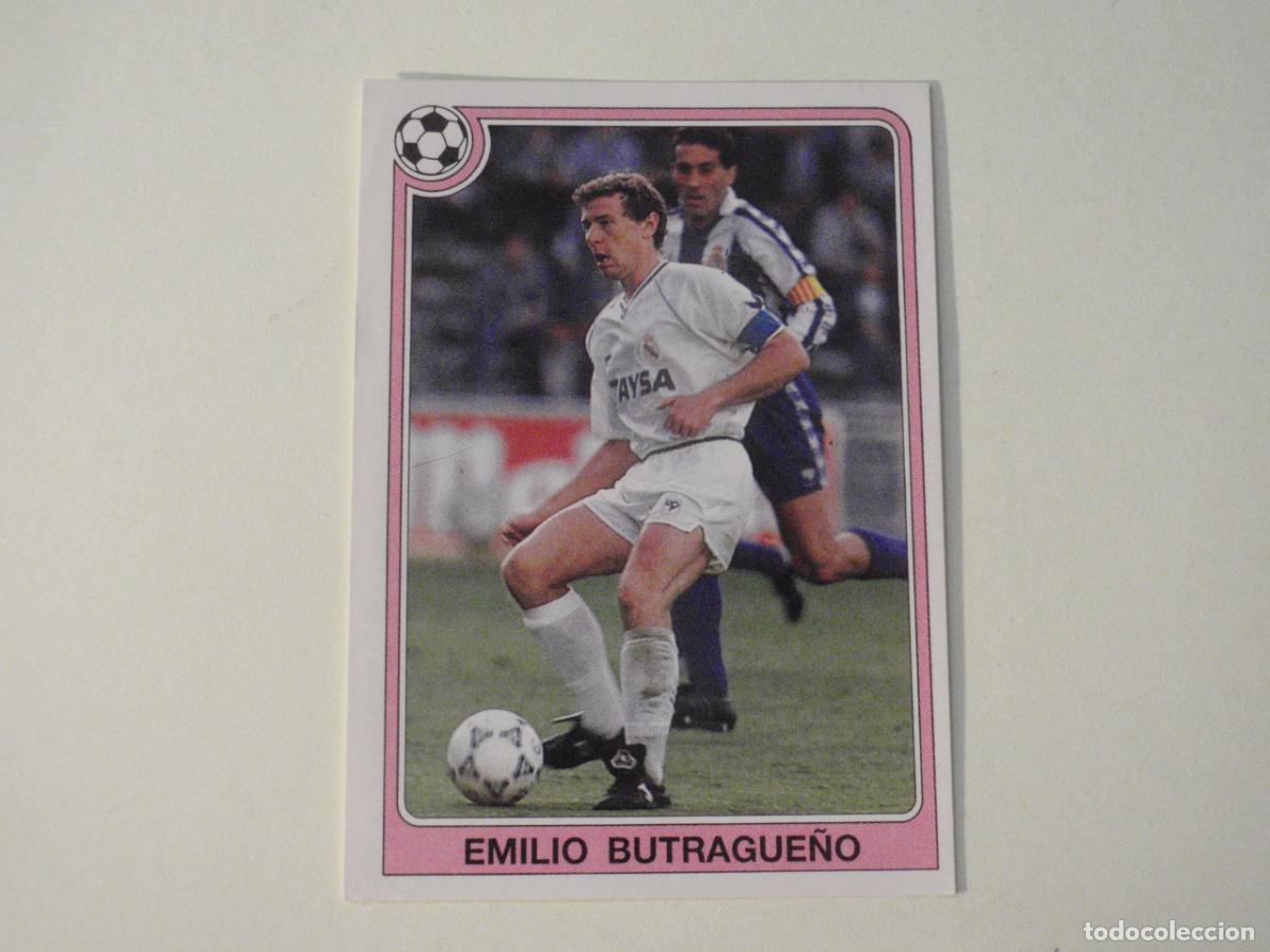 Cromos de f&uacute;tbol: Cromo 149 EMILIO BUTRAGUE&Ntilde;O Real Madrid. ESTRELLAS DE LA LIGA FUTBOL 92 - 93 PANINI. 1992 1993