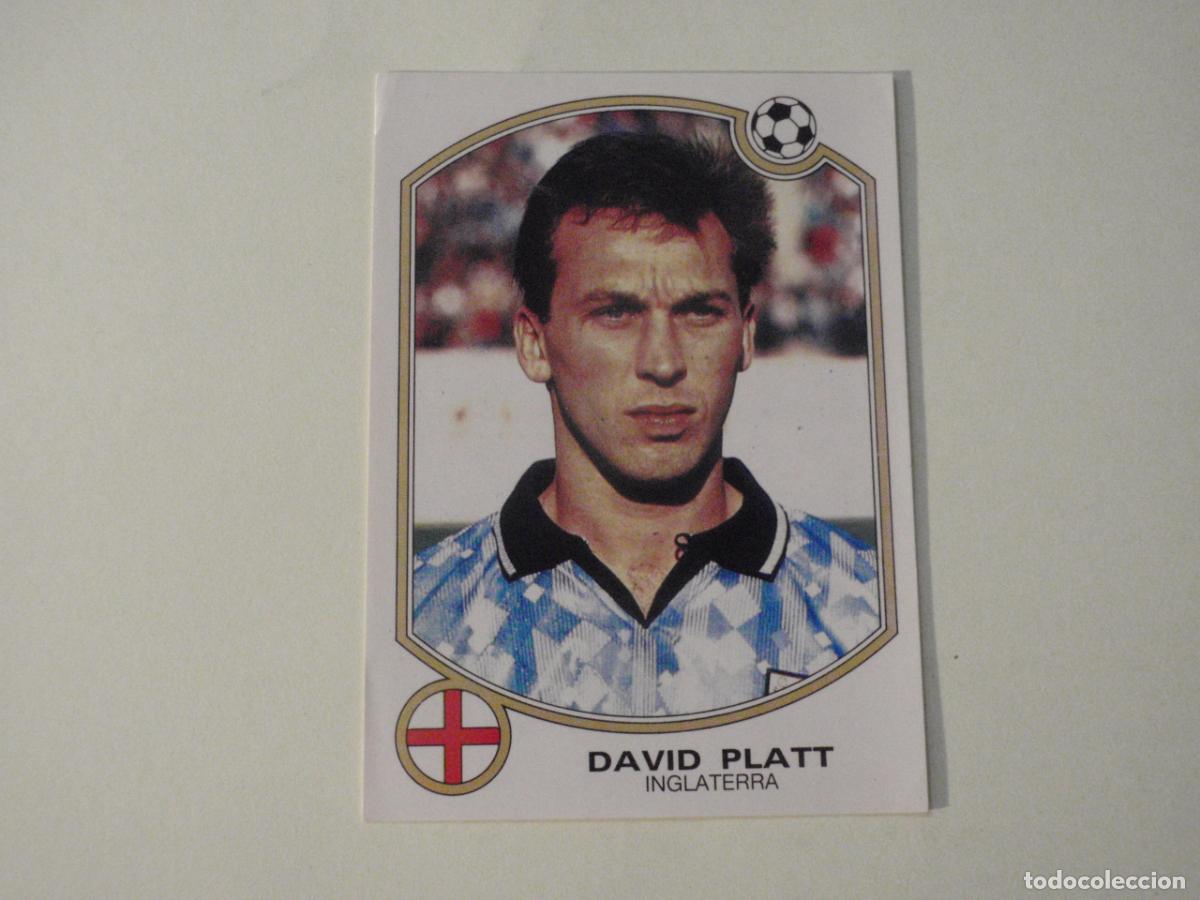 Cromos de f&uacute;tbol: Cromo 208 DAVID PLATT (Inglaterra). ESTRELLAS DE LA LIGA FUTBOL 92 - 93 PANINI. 1992 1993
