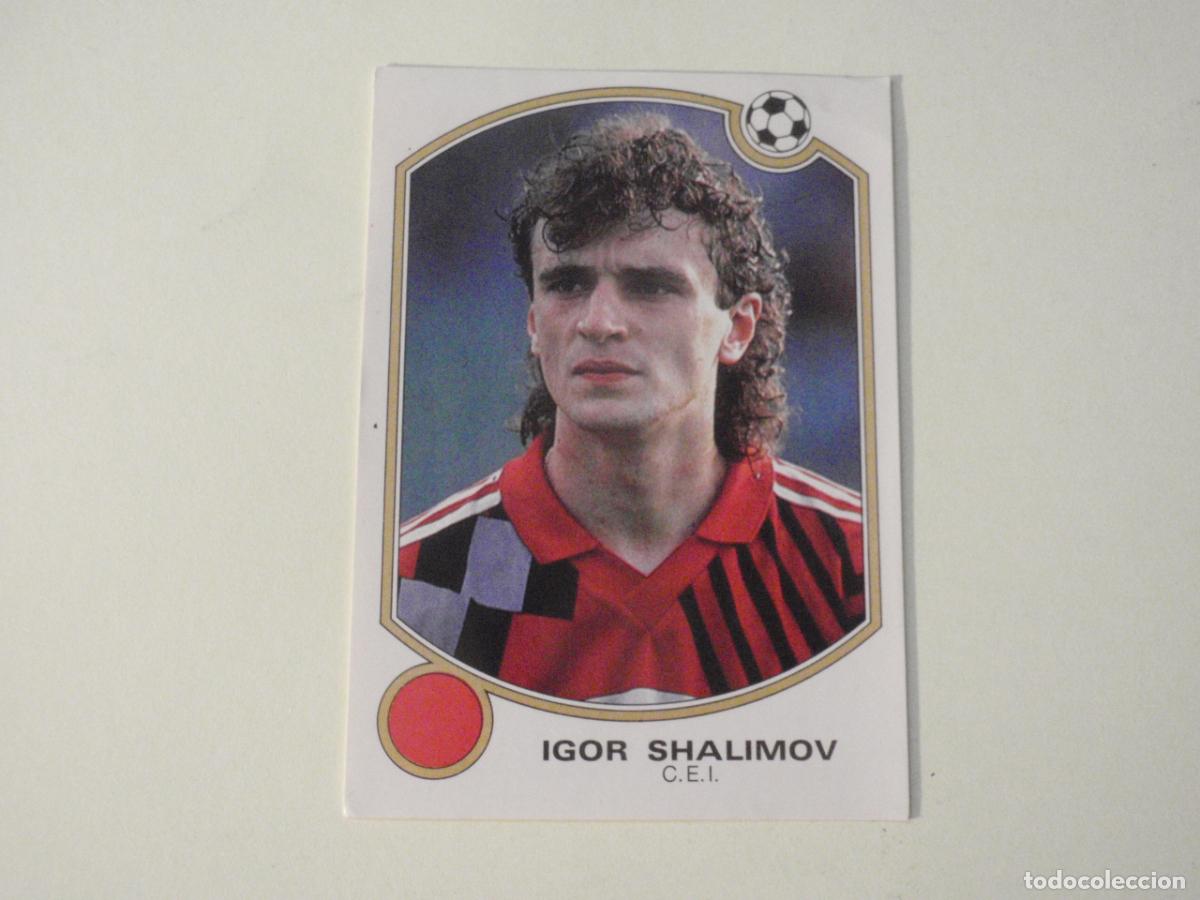 Cromos de f&uacute;tbol: Cromo 214 IGOR SHALIMOV C.E.I. (Rusia) ESTRELLAS DE LA LIGA FUTBOL 92 - 93 PANINI. 1992 1993