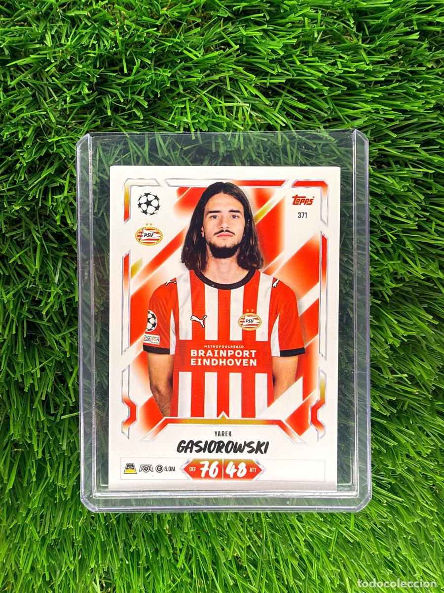 Cromos de f&uacute;tbol: N&ordm; 371 Yarek Gasiorowski PSV Eindhoven Match Attax 26 27