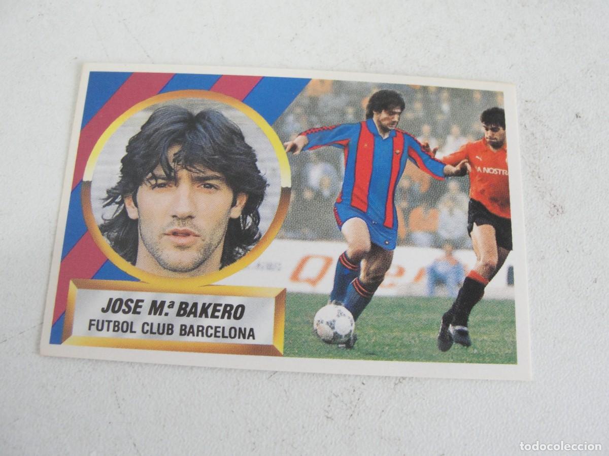 Cromos de f&uacute;tbol: N&ordm; 14 BARCELONA / JOSE MARI BAKERO BAQUERO - BAR&Ccedil;A LIGA ESTE 88 89 - NUNCA PEGADO