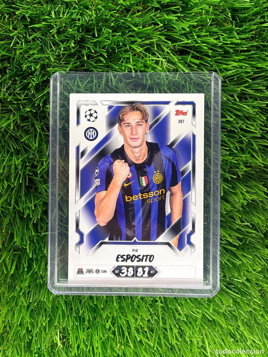 Cromos de f&uacute;tbol: N&ordm; 397 Pio Esposito Inter de Mil&aacute;n Match Attax 26 27