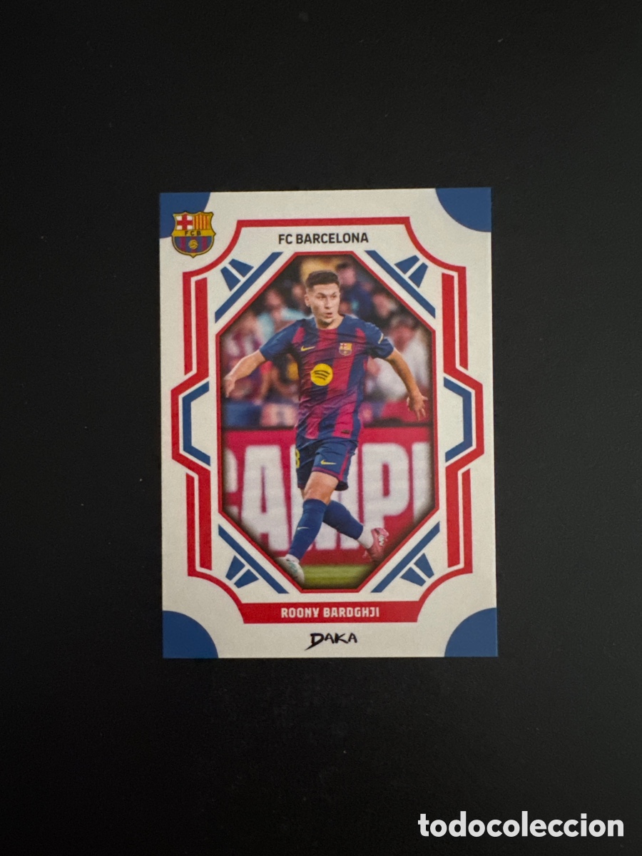 Cromos de f&uacute;tbol: BARDGHJI BARCELONA N&Uacute;MERO 6B DAKA 2025