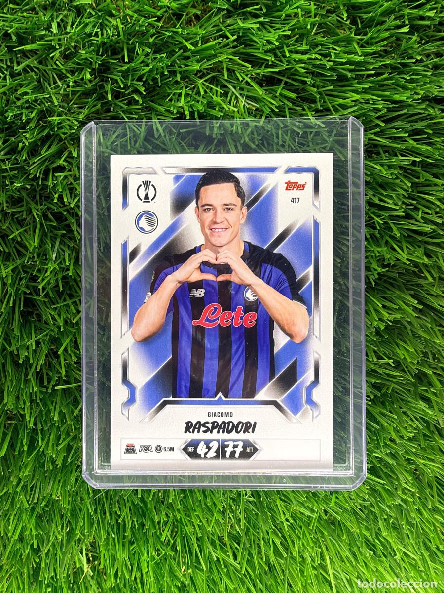 Cromos de f&uacute;tbol: N&ordm; 417 Giacomo Raspadori Atalanta Match Attax 26 27