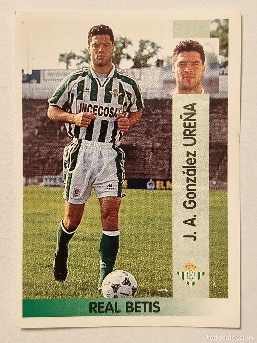 Cromos de f&uacute;tbol: #115 URE&Ntilde;A (REAL BETIS) LIGA 96/97 PANINI