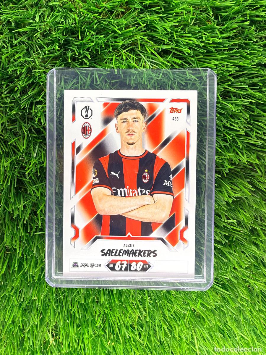 Cromos de f&uacute;tbol: N&ordm; 433 Alexis Saelemaekers AC Milan Match Attax 26 27