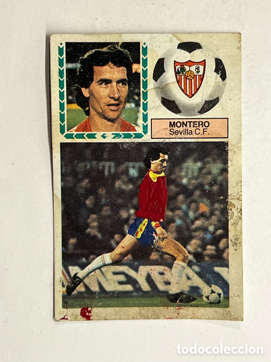 Cromos de f&uacute;tbol: MONTERO. SEVILLA C.F. LIGA 1983 1984. Ediciones ESTE