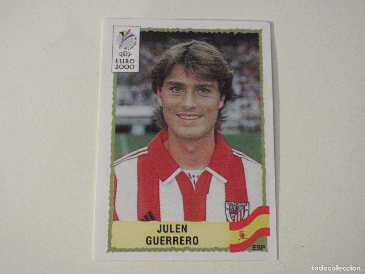 Cromos de f&uacute;tbol: Cromo sticker n&ordm; 202 JULEN GUERRERO Espa&ntilde;a. UEFA EURO 2000 - EUROCOPA PANINI.