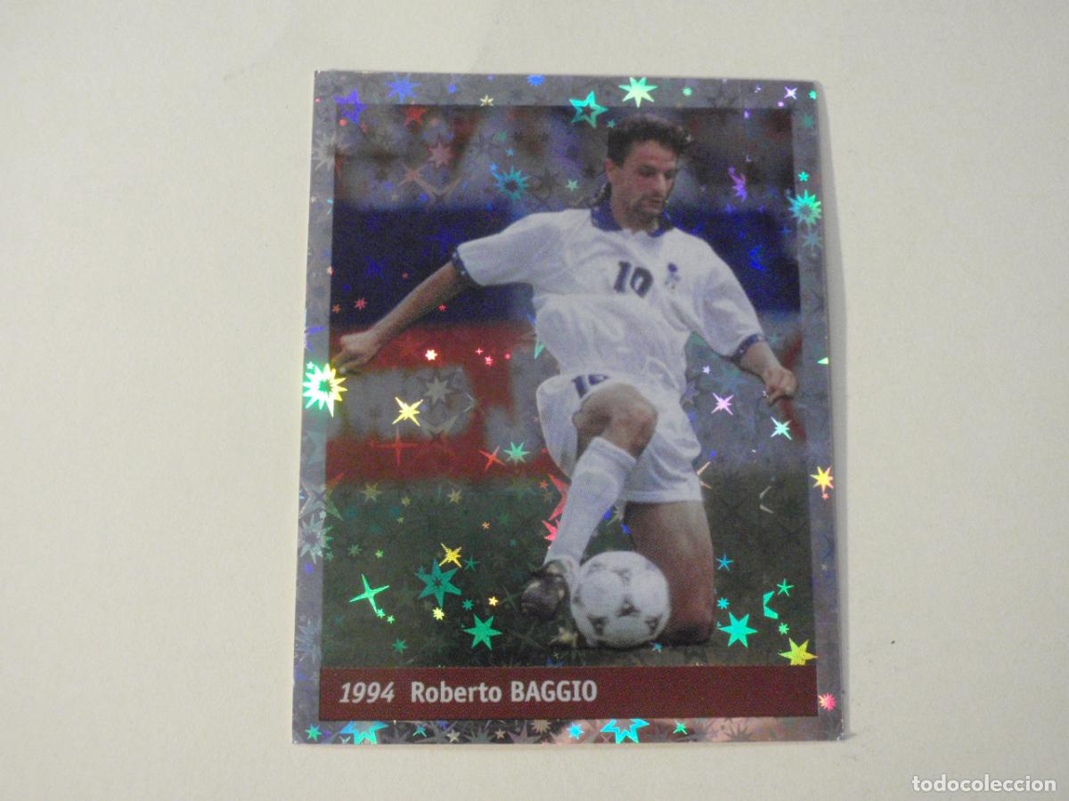 Cromos de f&uacute;tbol: Cromo sticker n&ordm; 18 ROBERTO BAGGIO Italia. World Cup FRANCE 98. Mundial Francia 1998 de DS