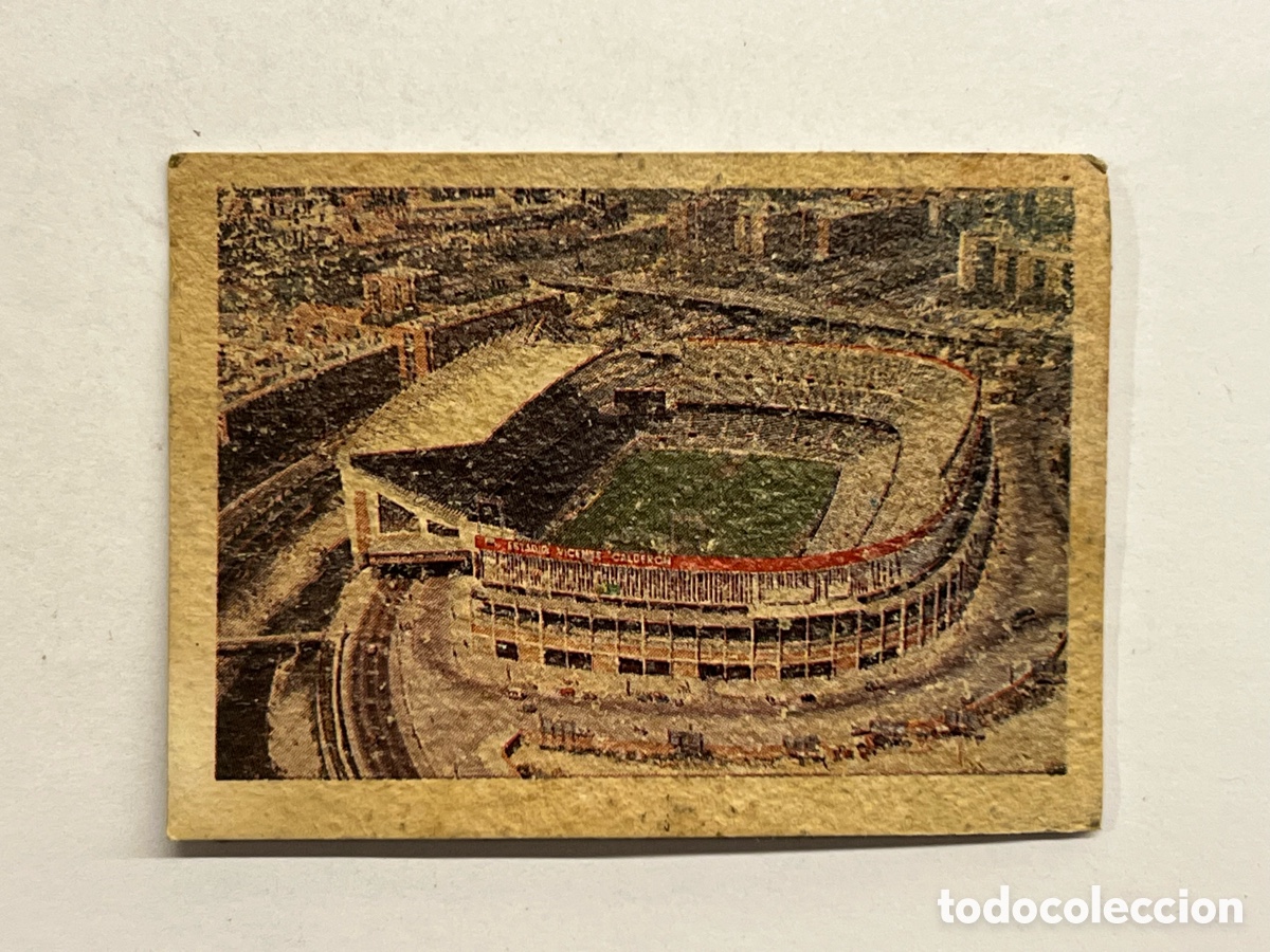 Cromos de f&uacute;tbol: CROMO FHER TRIDEPORTE 84 N&ordm; 135 b ESTADIO VICENTE CALDERON (ATLETICO MADRID) FUTBOL SIN PEGAR - 1984