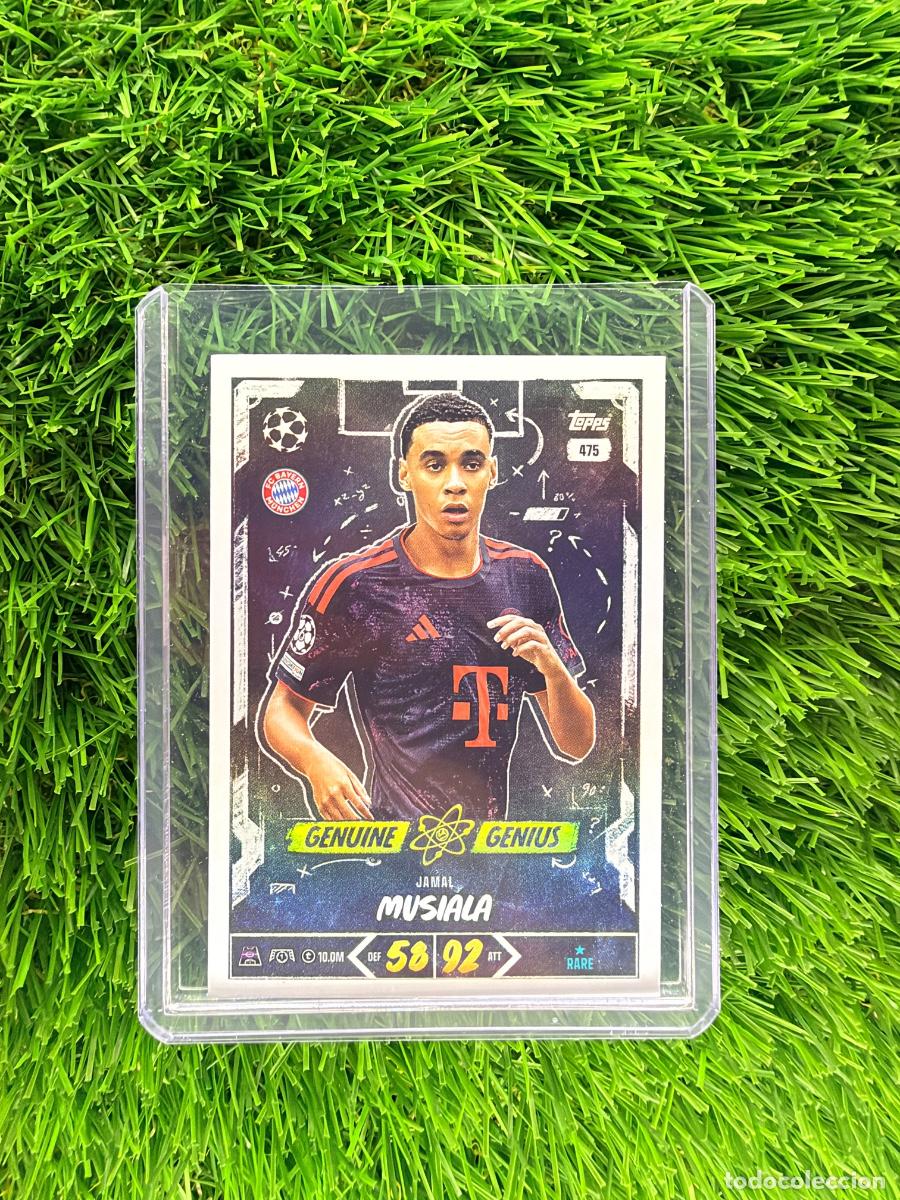 Cromos de f&uacute;tbol: N&ordm; 475 Jamal Musiala Genuine Genius Bayern de Munich Match Attax 26 27