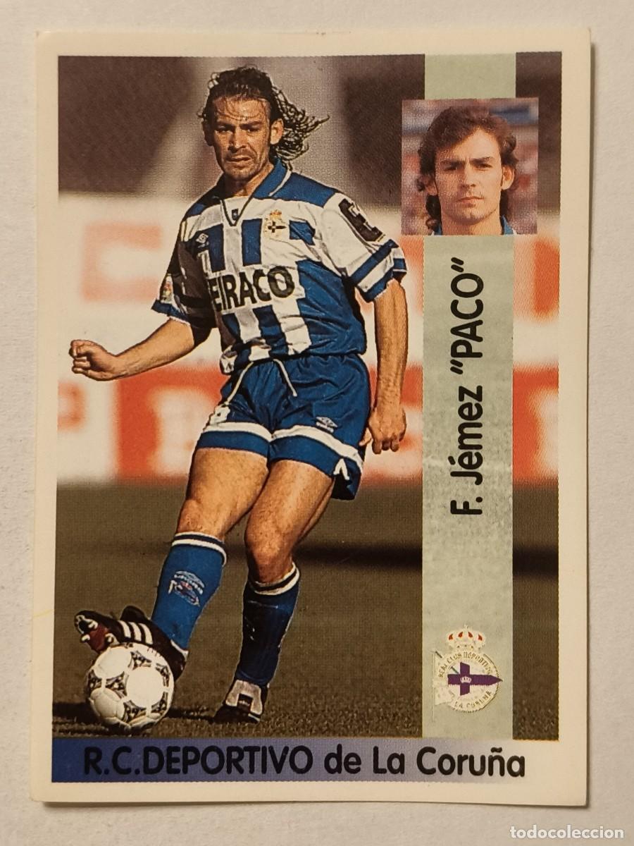 Cromos de f&uacute;tbol: #133 PACO (DEPORTIVO CORU&Ntilde;A) LIGA 96/97 PANINI