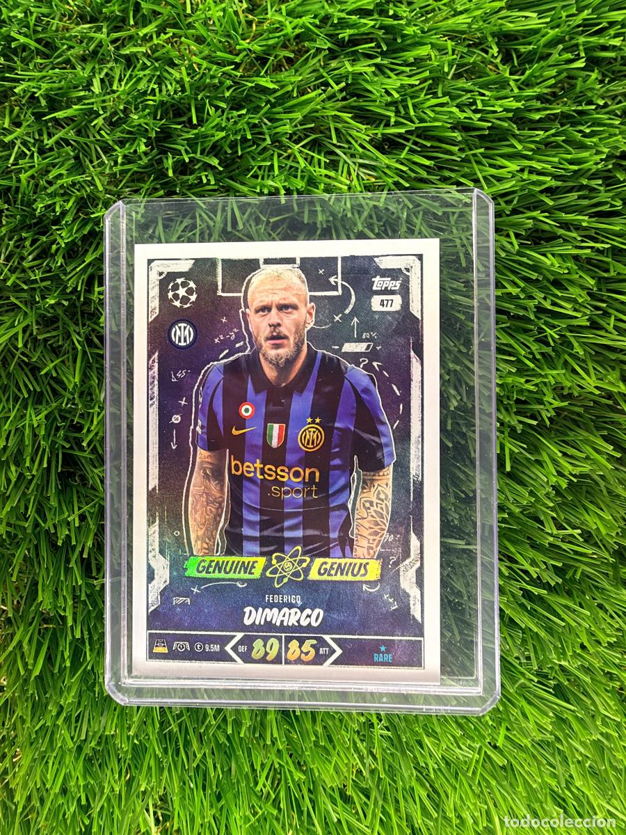Cromos de f&uacute;tbol: N&ordm; 477 Federico Dimarco Genuine Genius Inter de Mil&aacute;n Match Attax 26 27