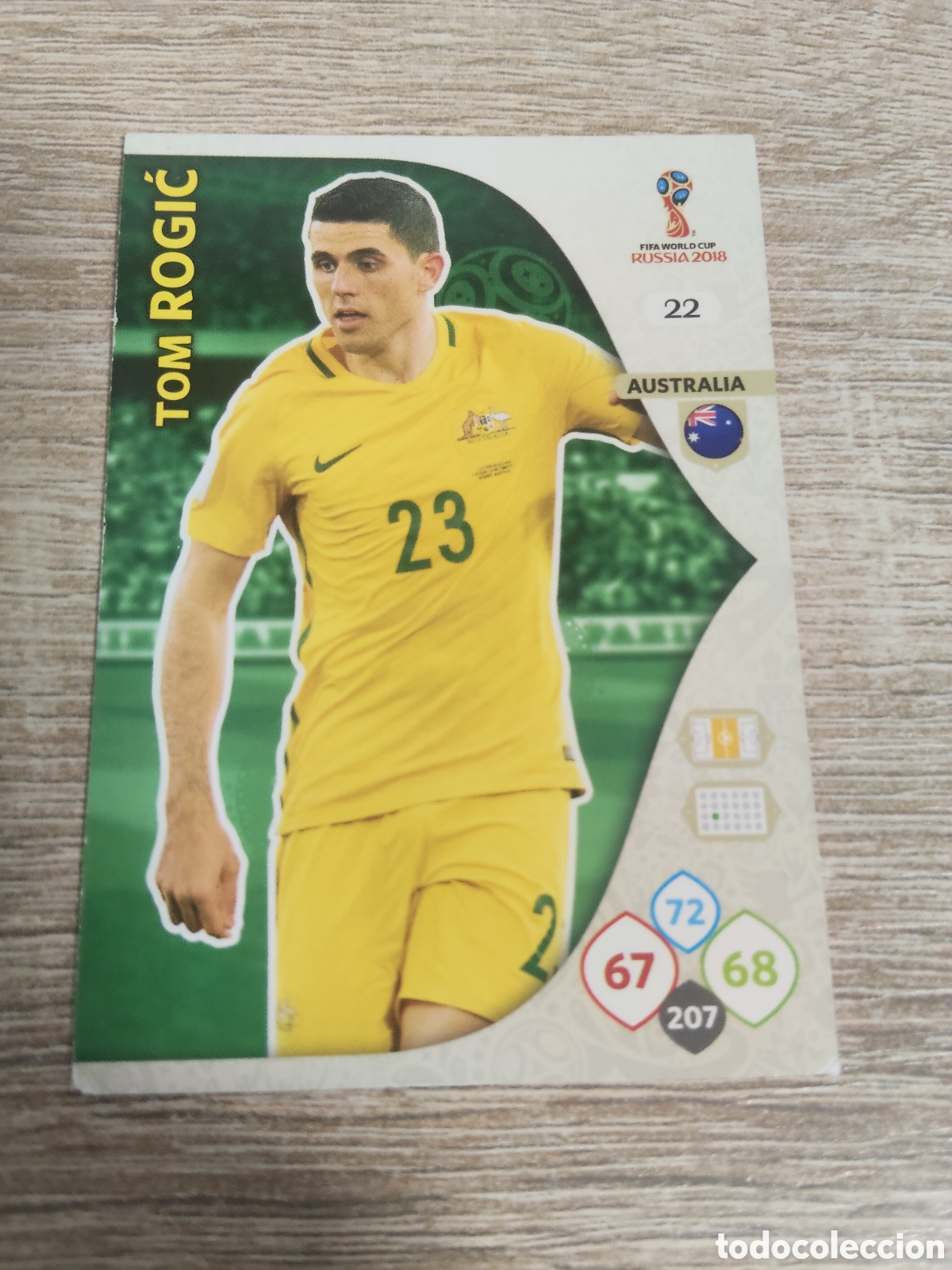 Cromos de f&uacute;tbol: Panini Adrenalyn mundial Rusia 2018 22 Tom Rogic Australia