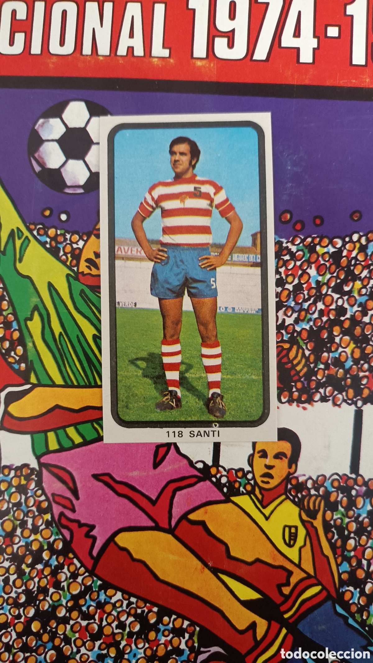 Cromos de f&uacute;tbol: SANTI Granada R.Romero 74.75 NUEVO