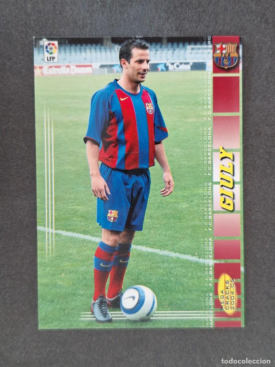 Cromos de f&uacute;tbol: L3 GIULY F. C. BARCELONA 69 PANINI MEGACRACKS 2004 2005 04 05