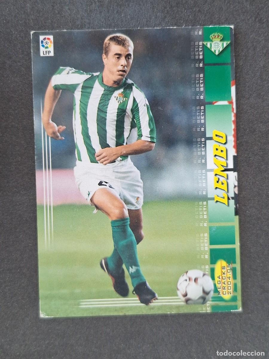 Cromos de f&uacute;tbol: L3 LEMBO REAL BETIS BALOMPIE 77 PANINI MEGACRACKS 2004 2005 04 05