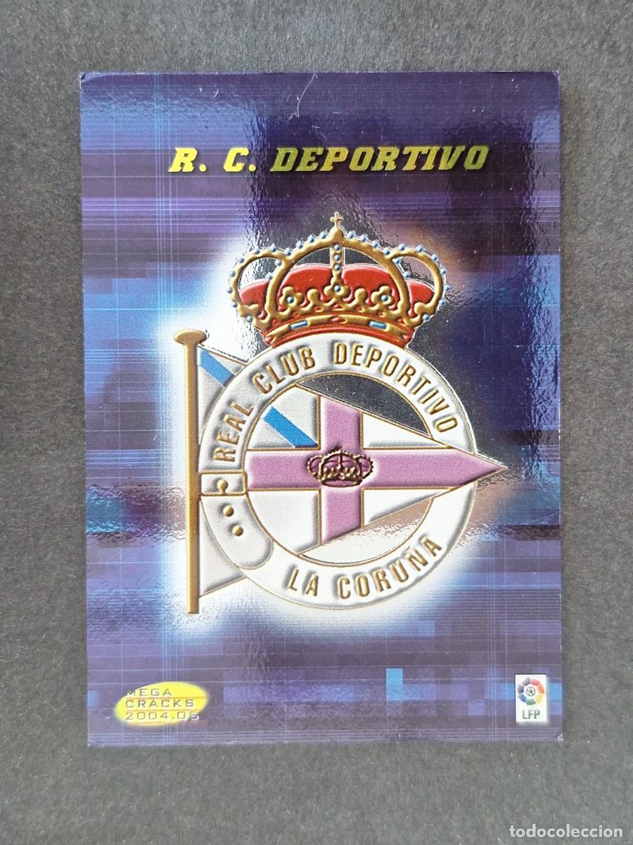 Cromos de f&uacute;tbol: L3 ESCUDO DEPORTIVO DE LA CORU&Ntilde;A 91 PANINI MEGACRACKS 2004 2005 04 05