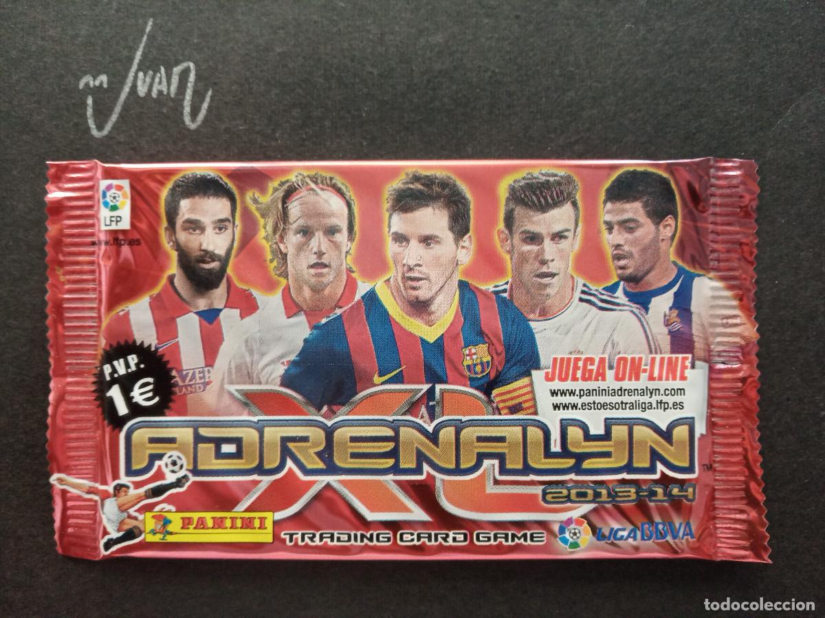 Cromos de f&uacute;tbol: SOBRE SIN ABRIR ADRENALYN VERSION 1 ⚽ PANINI &reg; 2013 2014 LIGA 13 14 CRISTIANO RONALDO MADRID MESSI ?