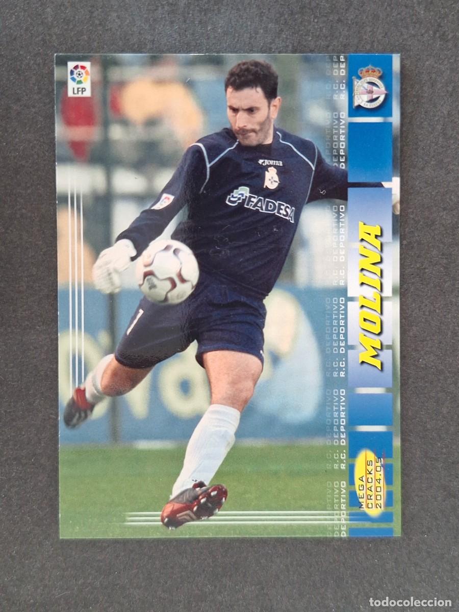 Cromos de f&uacute;tbol: L3 MOLINA DEPORTIVO DE LA CORU&Ntilde;A 92 PANINI MEGACRACKS 2004 2005 04 05