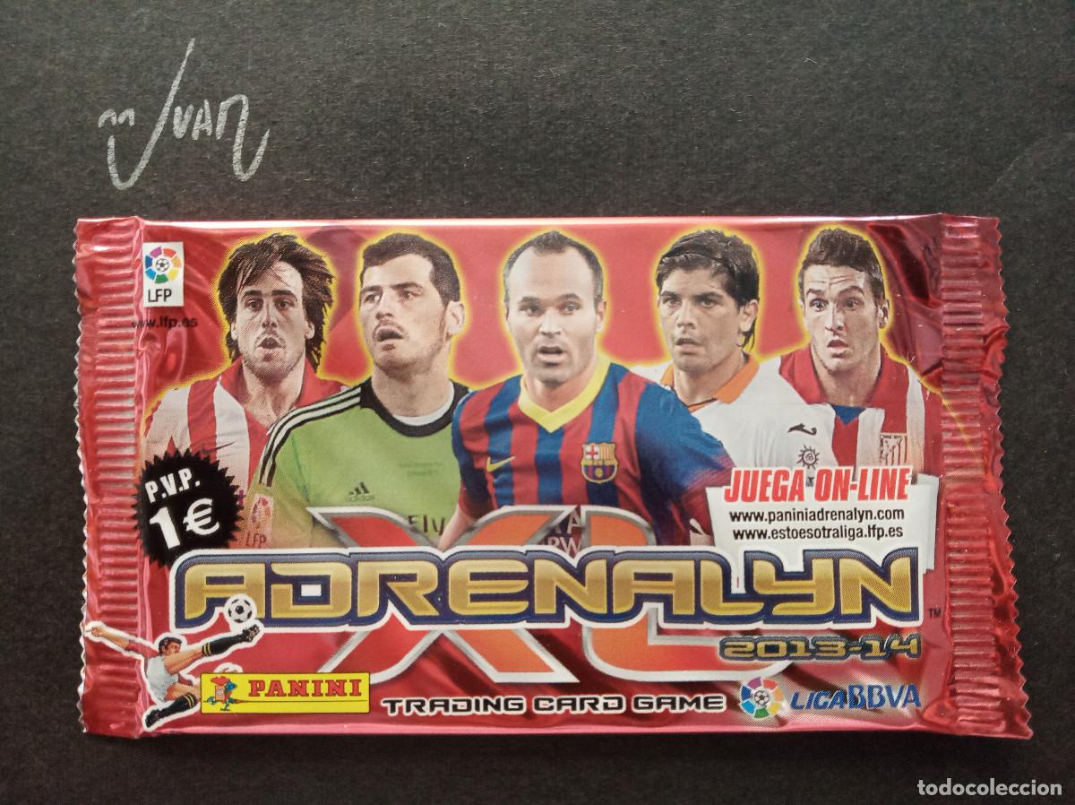Fu&szlig;ball-Sticker: SOBRE SIN ABRIR ADRENALYN VERSION 3 ⚽ PANINI &reg; 2013 2014 LIGA 13 14 CRISTIANO RONALDO MADRID MESSI ?