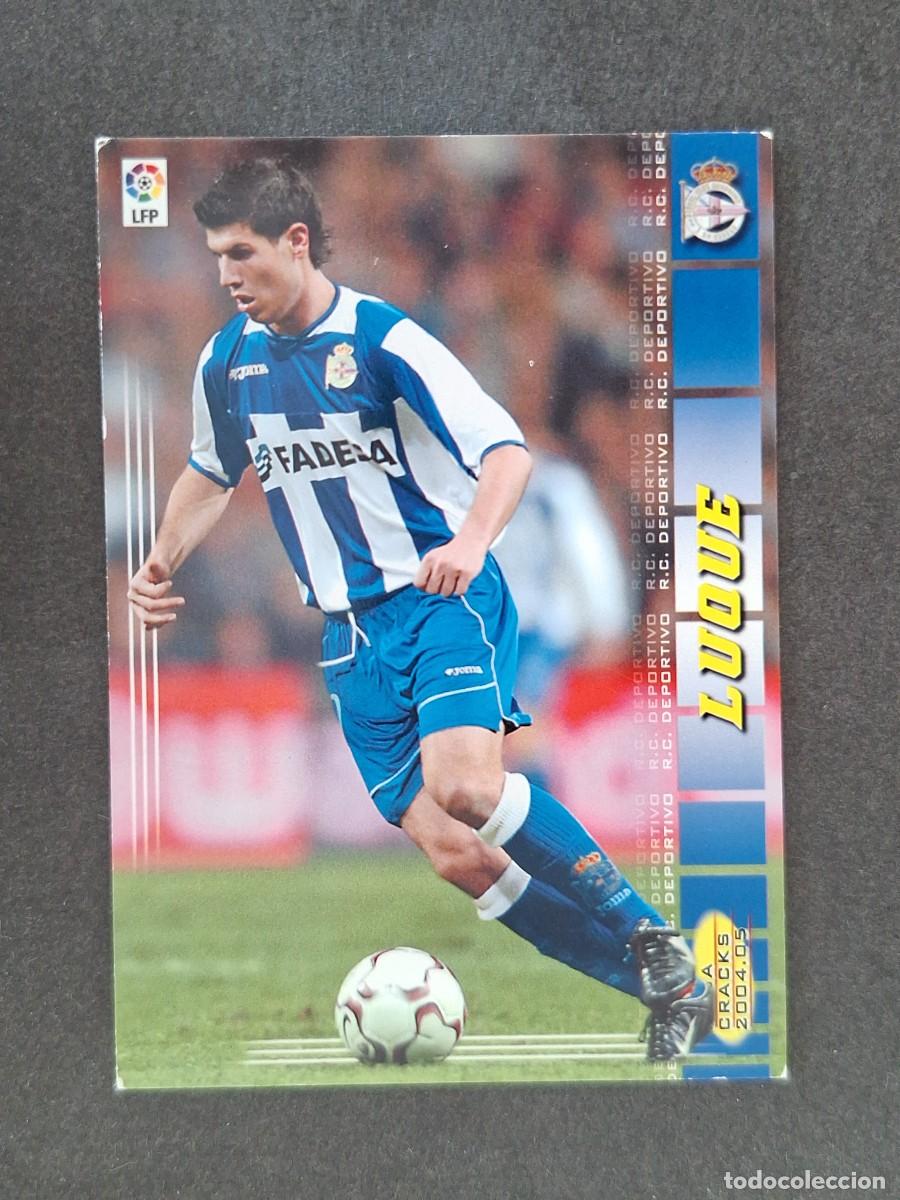 Cromos de f&uacute;tbol: L3 LUQUE DEPORTIVO DE LA CORU&Ntilde;A 106 PANINI MEGACRACKS 2004 2005 04 05